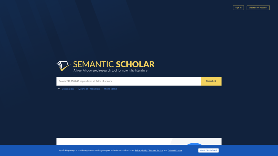 Semantic Scholar leverages advanced AI and engineering to comprehend the meaning of scientific literature, aiding scholars in finding pertinent research.