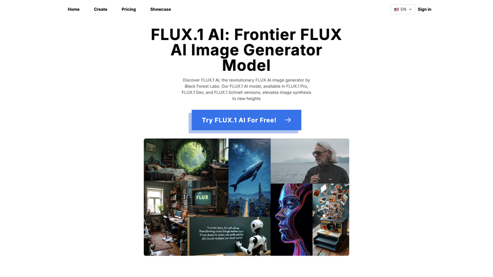 FLUX.1 AI: Free & Revolutionary FLUX AI Image Generator